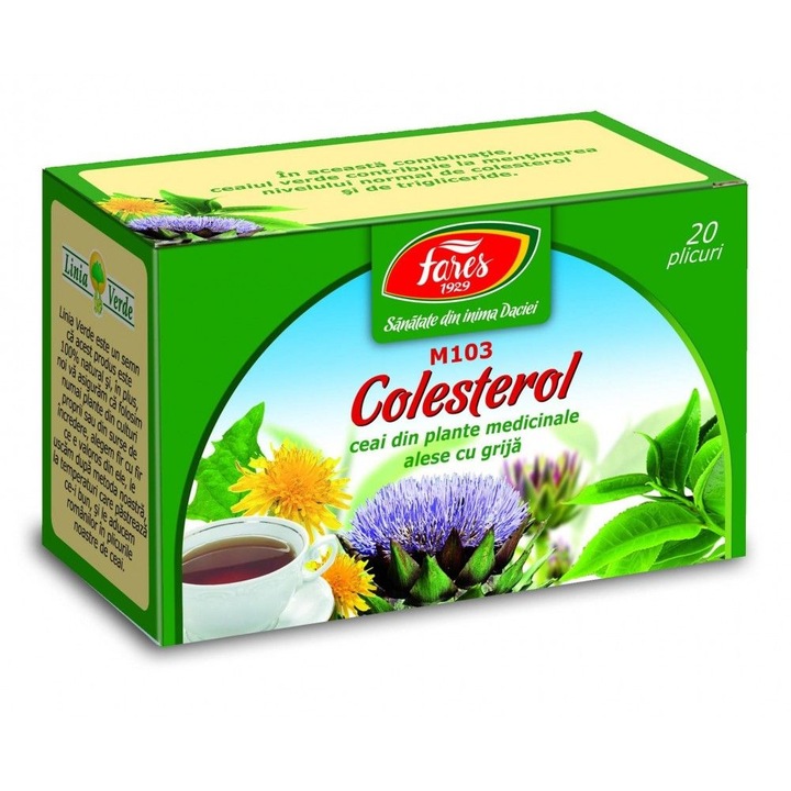 Ceai Colesterol, 20plicuri, Fares