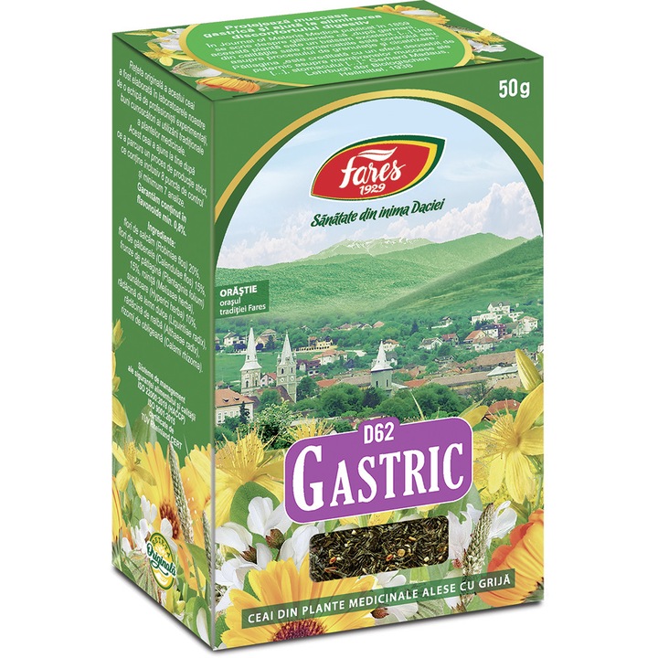 Ceai Gastric, 50 g, Fares