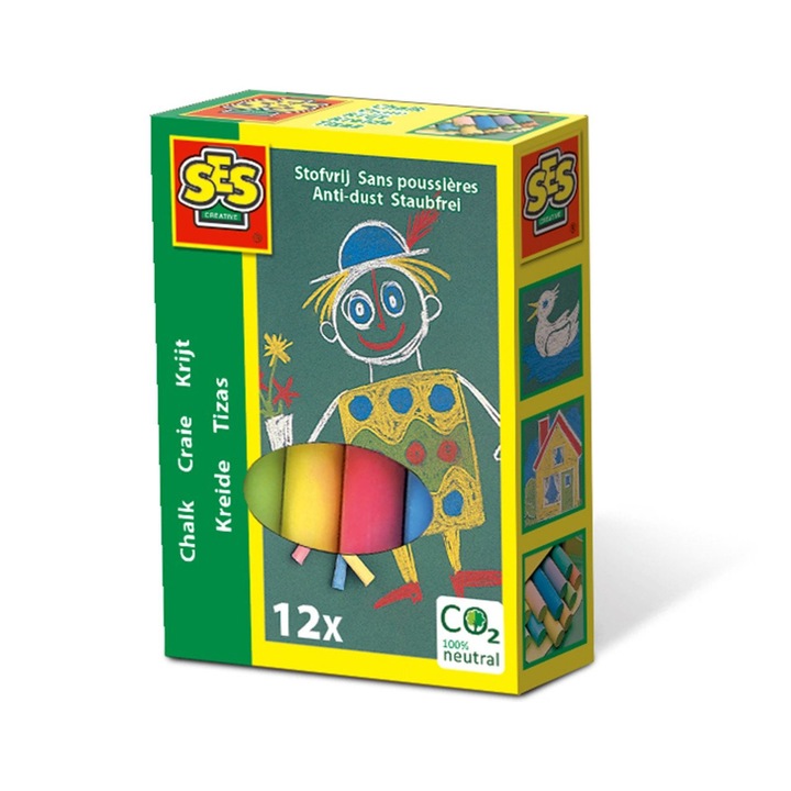 Creta colorata 12 bucati