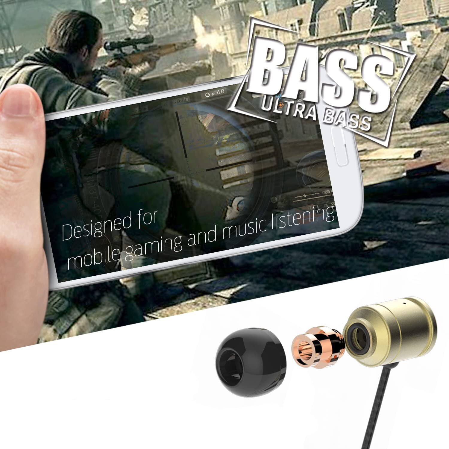 Casti Gaming Kworld In-Ear S25