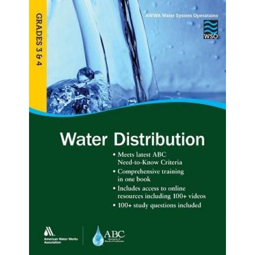Wso Water Distribution, Grades 3 & 4, Awwa (Author)