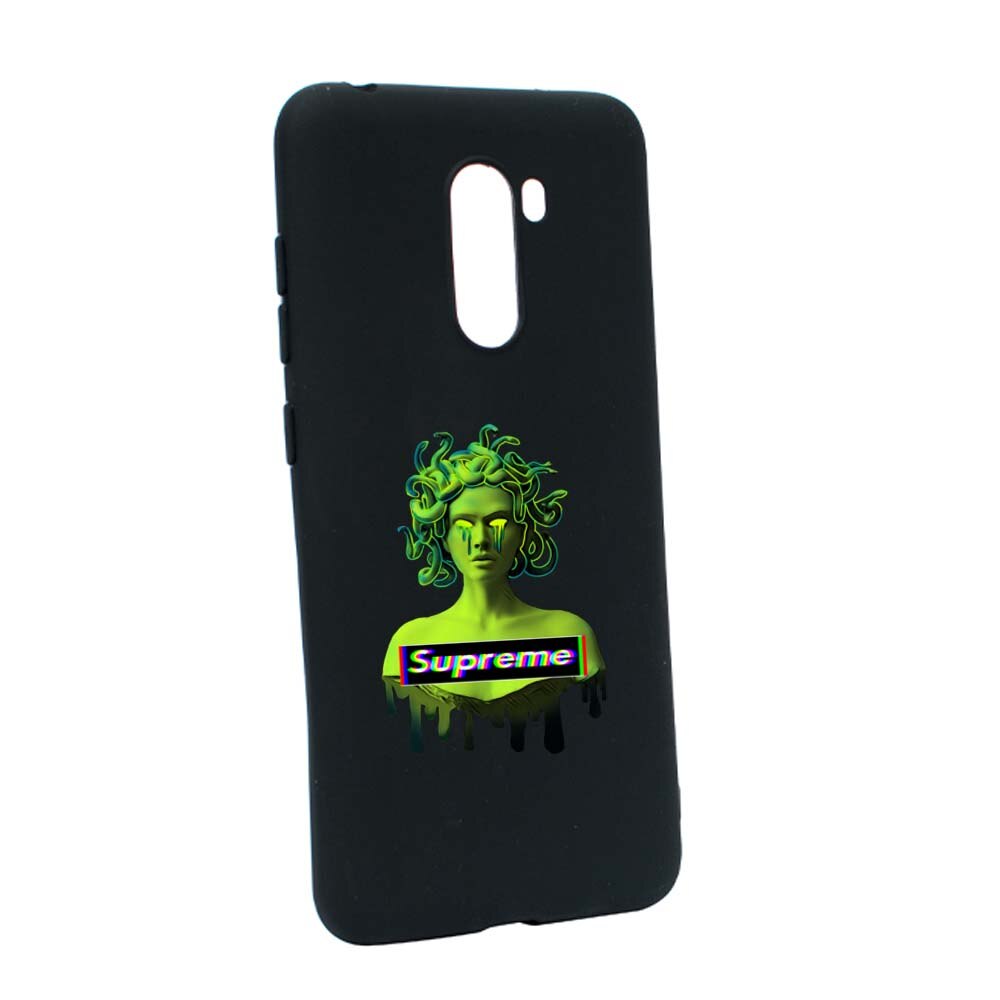 Husa de protectie Supreme, Medusa pentru Xiaomi PocoPhone F1, rezistenta la uzura, anti-alunecare, din silicon Premium, B268