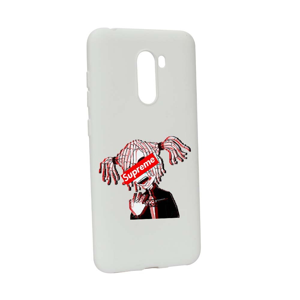 Husa de protectie Supreme, Pink Girl pentru Xiaomi PocoPhone F1, rezistenta la uzura, anti-alunecare, din silicon Premium, W269