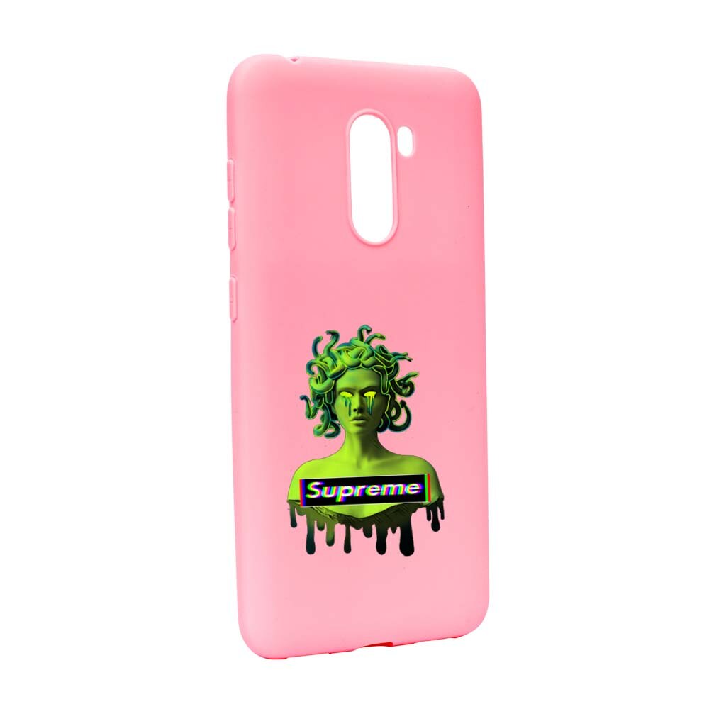 Husa de protectie Supreme, Medusa pentru Xiaomi PocoPhone F1, rezistenta la uzura, anti-alunecare, din silicon Premium, P268