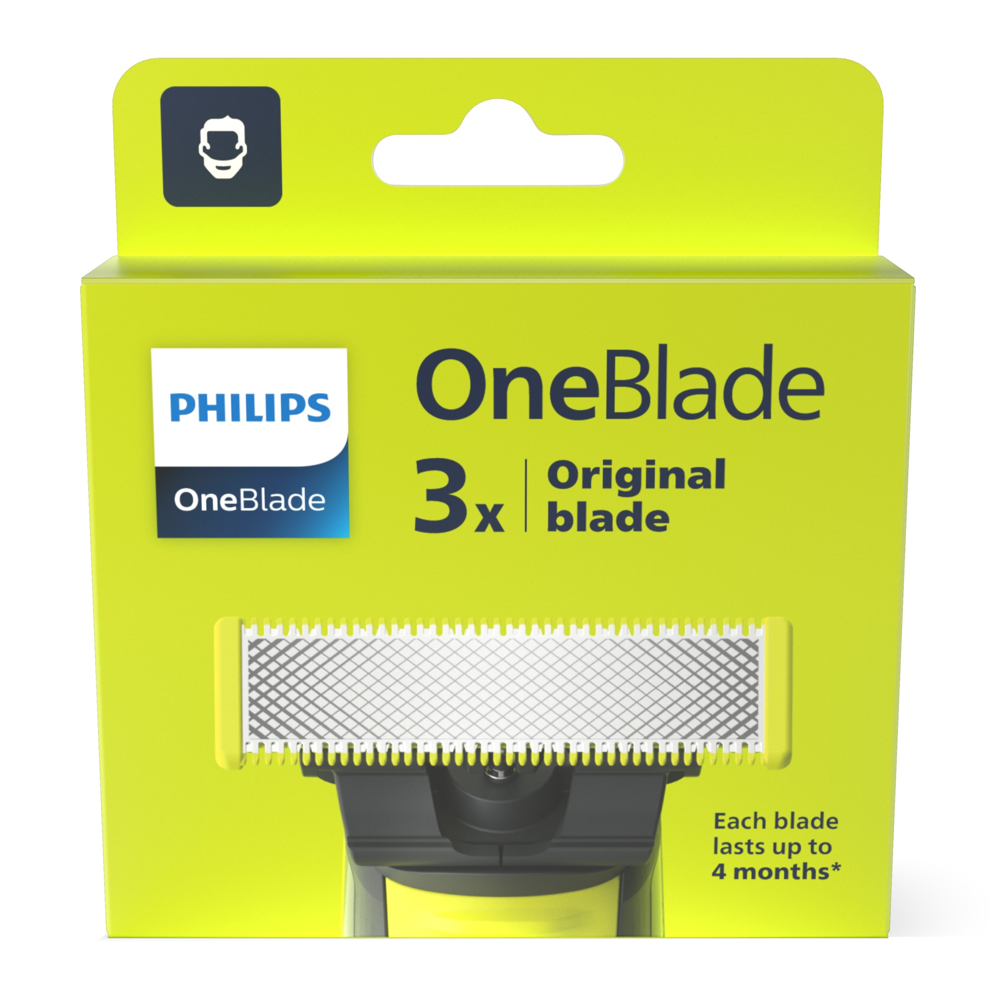 Rezerva PHILIPS OneBlade QP230/50 kit 3 lame, pentru orice model ...