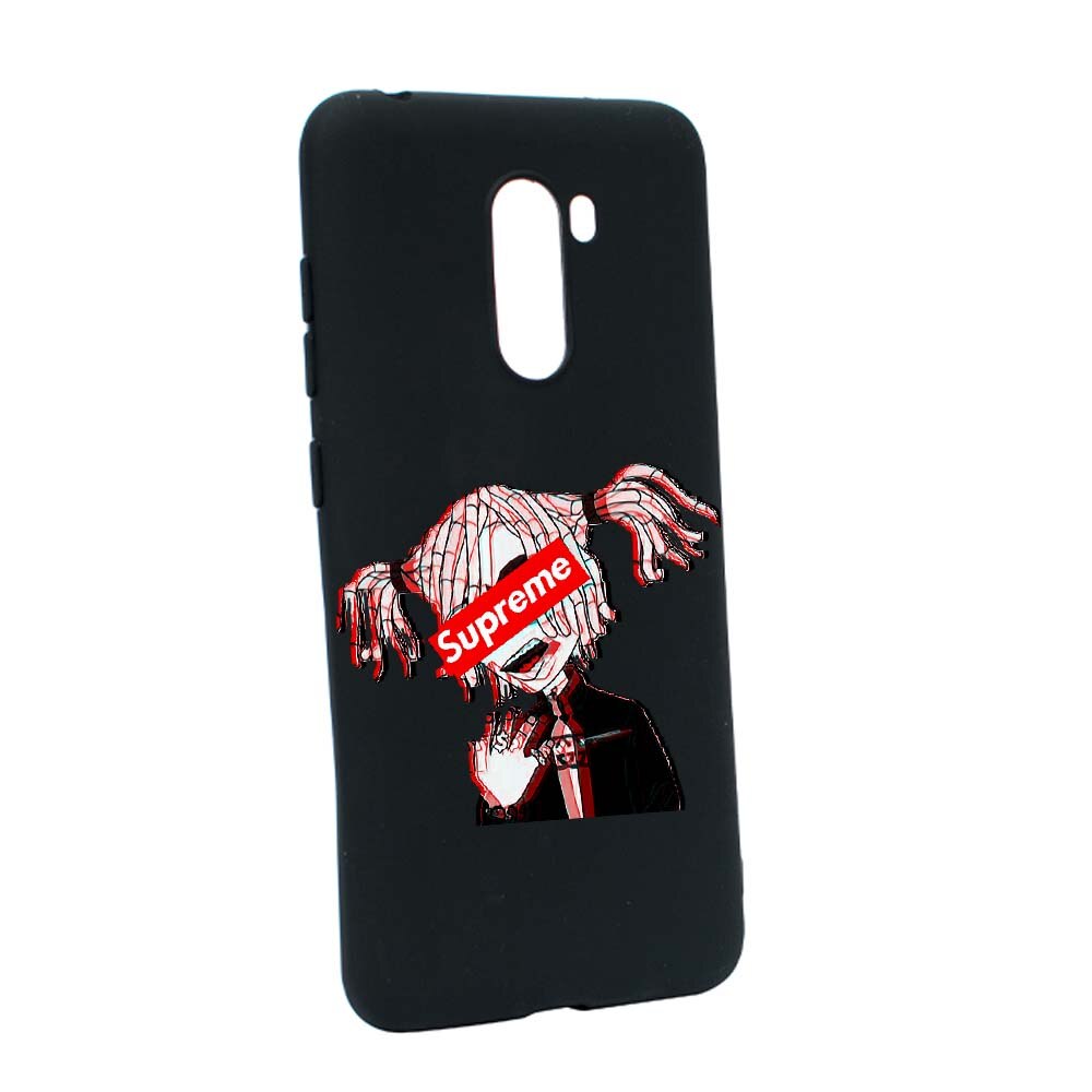 Husa de protectie Supreme, Pink Girl pentru Xiaomi PocoPhone F1, rezistenta la uzura, anti-alunecare, din silicon Premium, B269