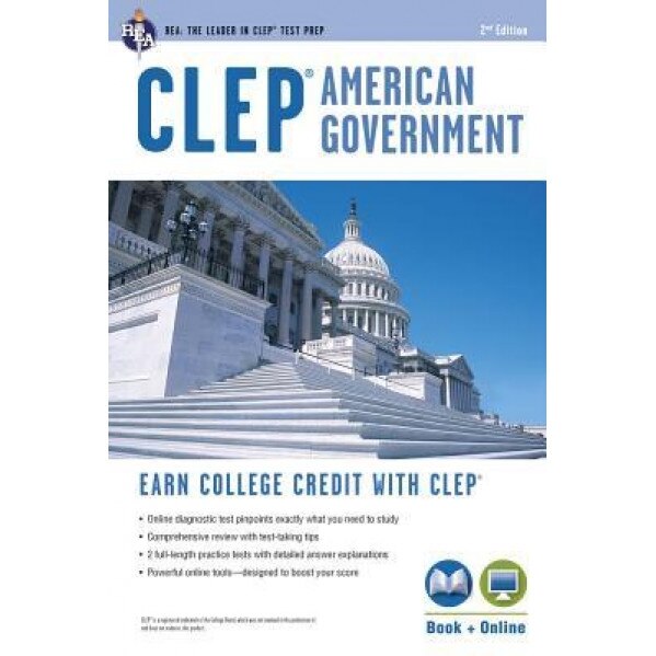 CLEP American Government W/ Online Practice Exams, Preston Jones (Author)