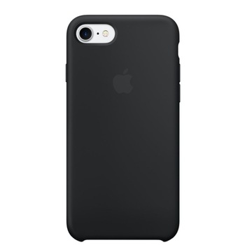 Husa protectie spate Bibilel cu logo Apple pentru iPhone 8, silicon, Negru, BBL1009 Husa protectie spate Bibilel cu logo Apple pentru iPhone 8, silicon, Negru, BBL1009