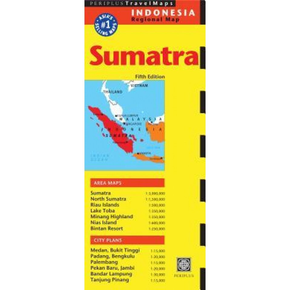 Sumatra & Medan Travel Map Fifth Edition, Periplus Editors (Editor)