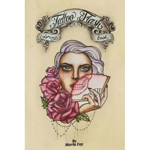 Tattoo Flash Coloring Book, Marla Fay (Author)