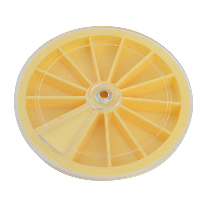 Cutie Compartimentata Rotunda cu Capac Rotativ