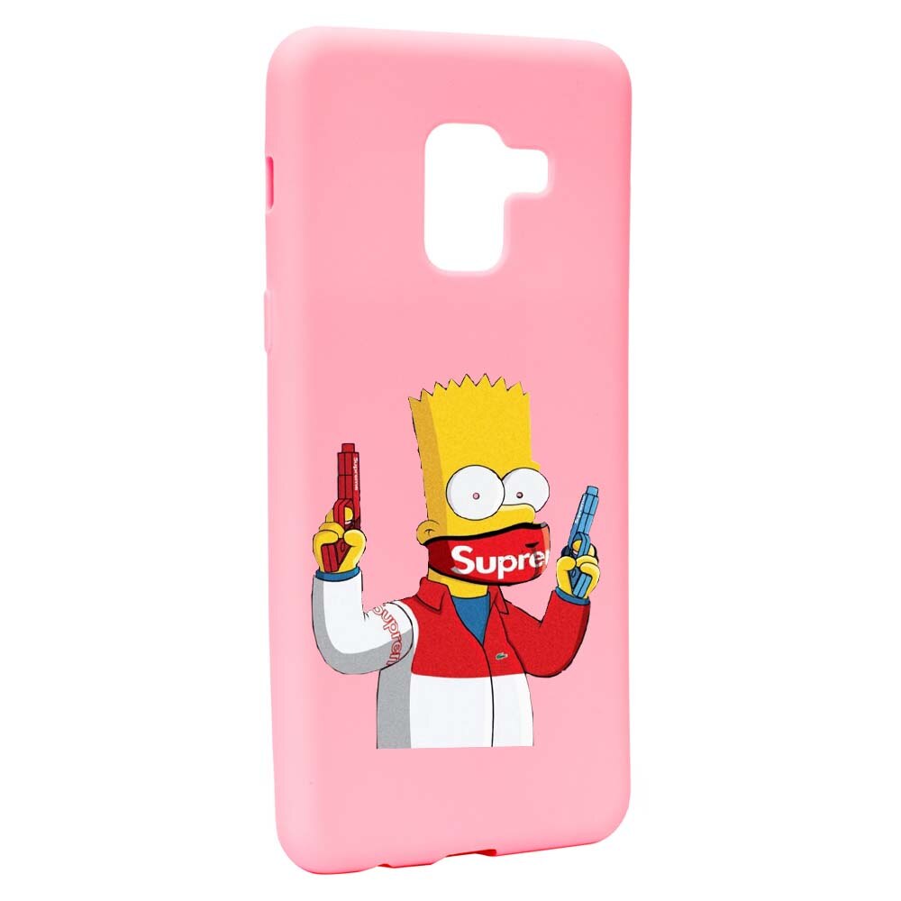 Husa de protectie Supreme, The Simpsons pentru Samsung Galaxy A5 2018, rezistenta la uzura, anti-alunecare, din silicon Premium, P270