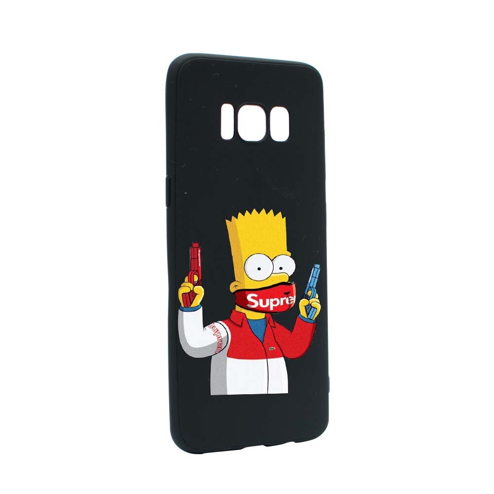 Husa de protectie Supreme, The Simpsons pentru Samsung Galaxy S8 Plus, rezistenta la uzura, anti-alunecare, din silicon Premium, B270
