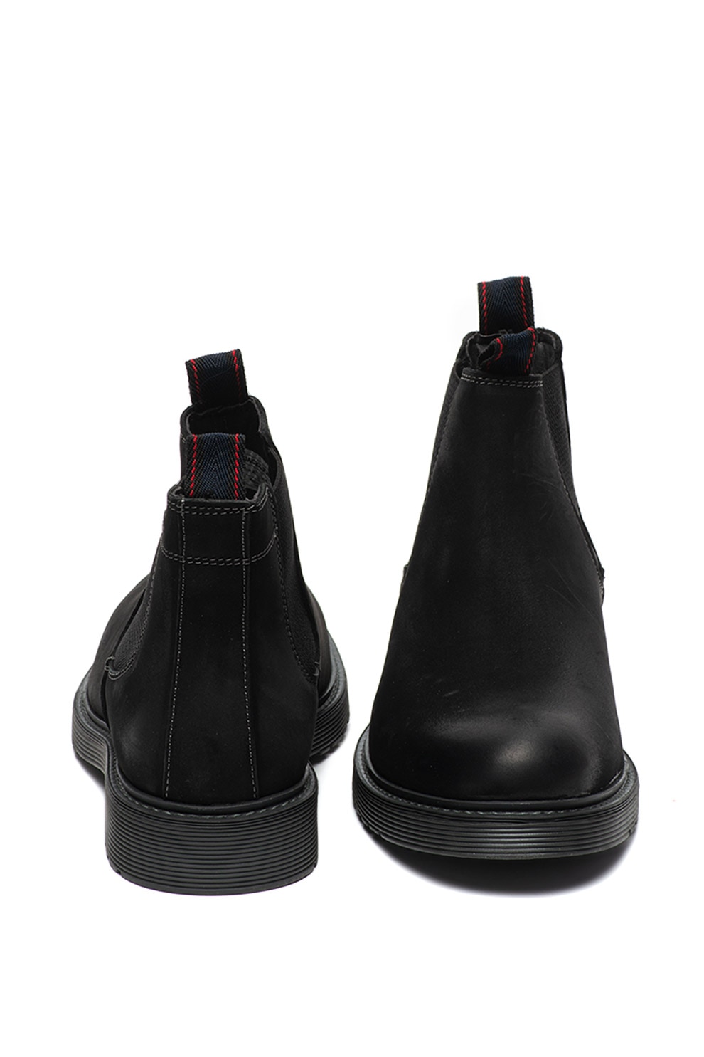 Jack Jones, Боти от набук Leyton тип Chelsea, Черен, 44