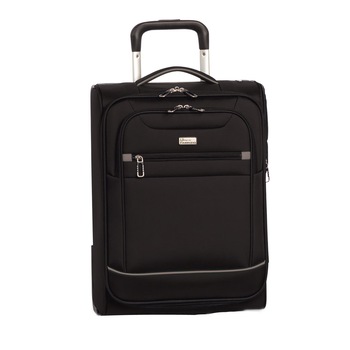 Troler Cabina, 2 Roti, Fabrizio SKYLINE, F10367-50 cm, Negru Troler Cabina, 2 Roti, Fabrizio SKYLINE, F10367-50 cm, Negru