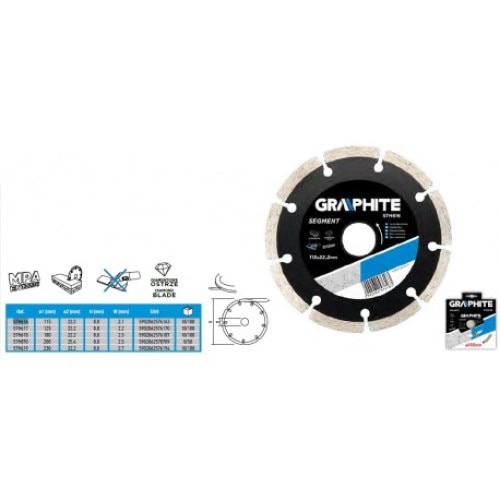 Disc diamantat 125 x 22.2