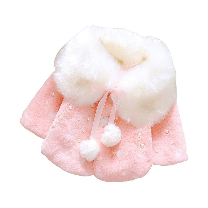 Baba téli kabát, AiLi Rabbit, rózsaszín