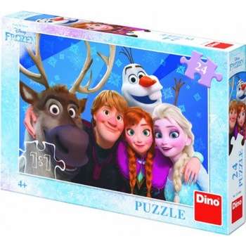 Puzzle Frozen Selfie Dino Toys, 24 piese, 3 ani+ Puzzle Frozen Selfie Dino Toys, 24 piese, 3 ani+