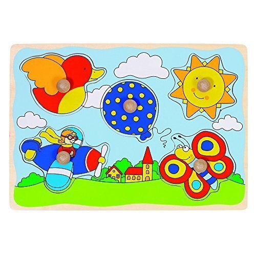 Puzzle afara la joaca din lemn Goki