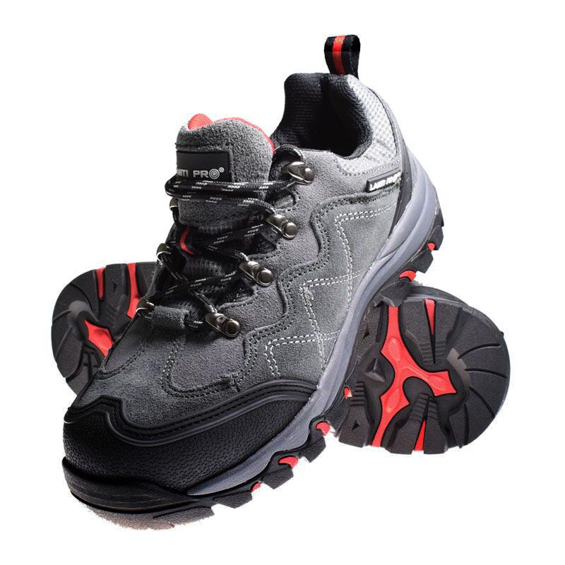 Pantofi piele intoarsa Lahti Pro, aplicatii cauciuc, marimea 46