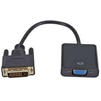 Adaptor convertor DVI-D (24+1 digital) - VGA (analog) Adaptor convertor DVI-D (24+1 digital) - VGA (analog)