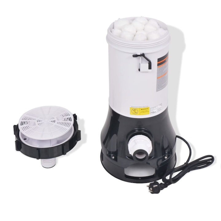 Филтърна помпа за басейни vidaXL, 185 W, 4,4 м³/ч
