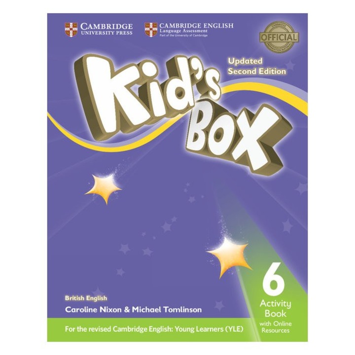 Kid's Box 6. szintű tevékenységi könyv online forrásokkal brit angol