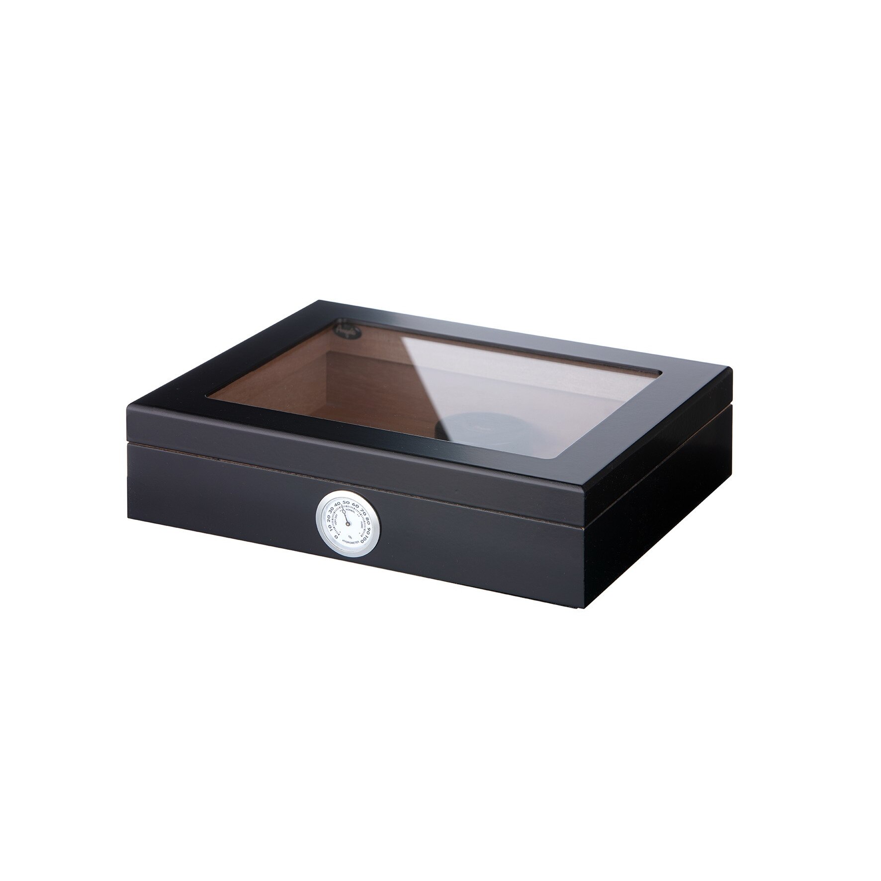 Humidor Trabucuri Angelo Window, negru, 20 trabucuri