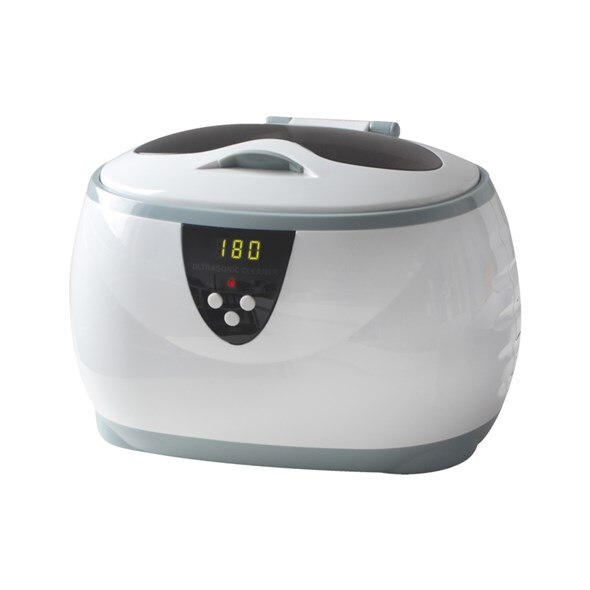 Cleaner, curatator ultrasonic, 600ml, GUC601, curatare bijuterii, ceasuri rezistente la apa si diverse articole rezistente la apa, Cos de plastic si suport pentru ceasuri inclus