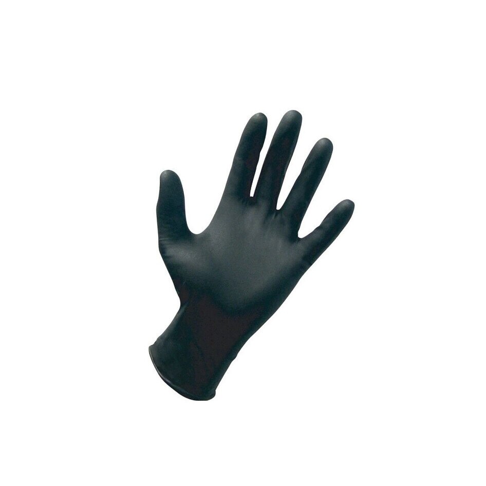 Set manusi Nitrylex negre, nepudrate marimea S, 100 buc/set