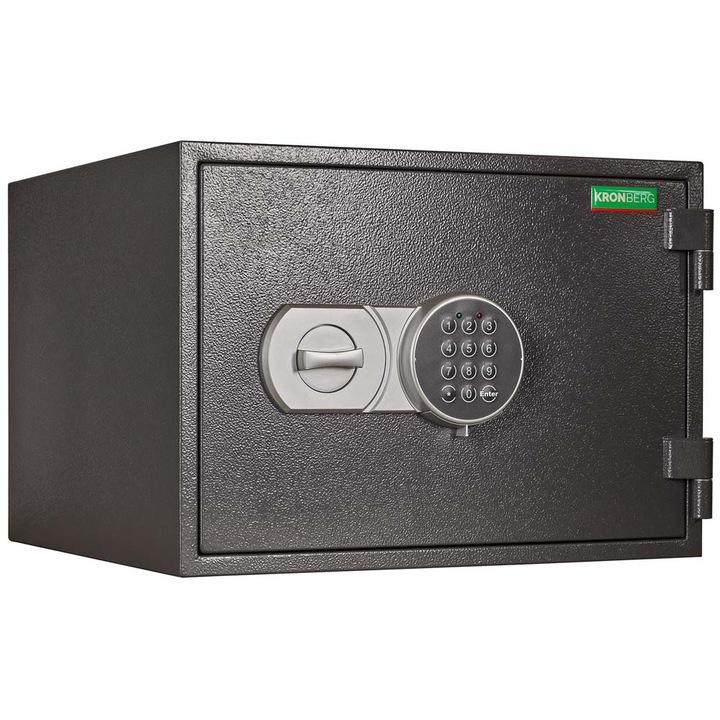 Seif certificat antifoc Kronberg Fire32TE electronic 315x445x425 mm EN15659/60P gri