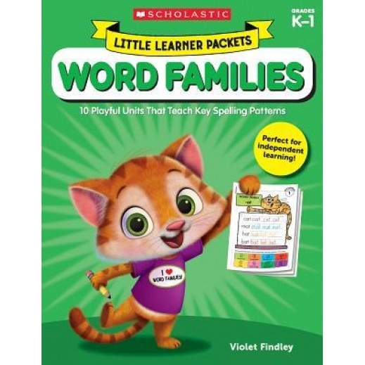 Little Learner Packets: Word Families: 10 Playful Units That Teach Key Spelling Patterns, Violet Findley (Author)