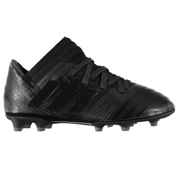 adidas - Детски футболни бутонки Nemeziz 17.3 FG, Черен, 33