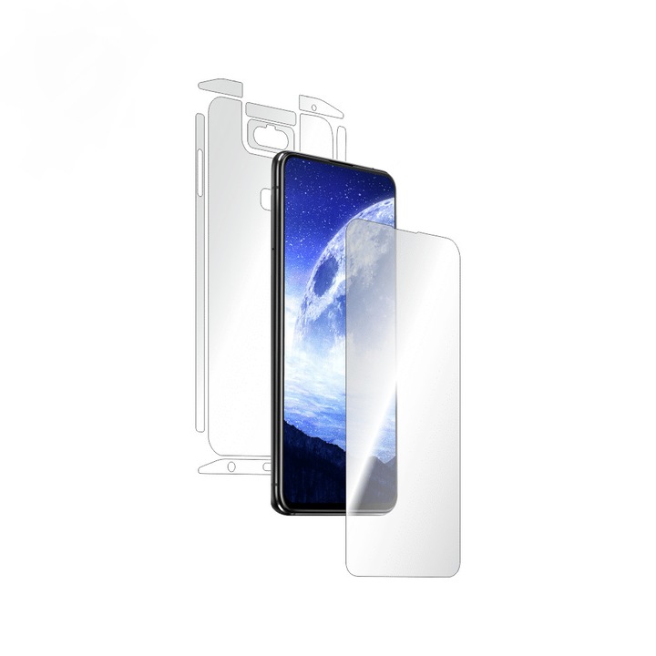 Folie Smart Protection Asus Zenfone 6 ZS630KL цял корпус, цял екран и защита на гърба + Smart Spray®, Smart Squeegee® и включен микрофибър