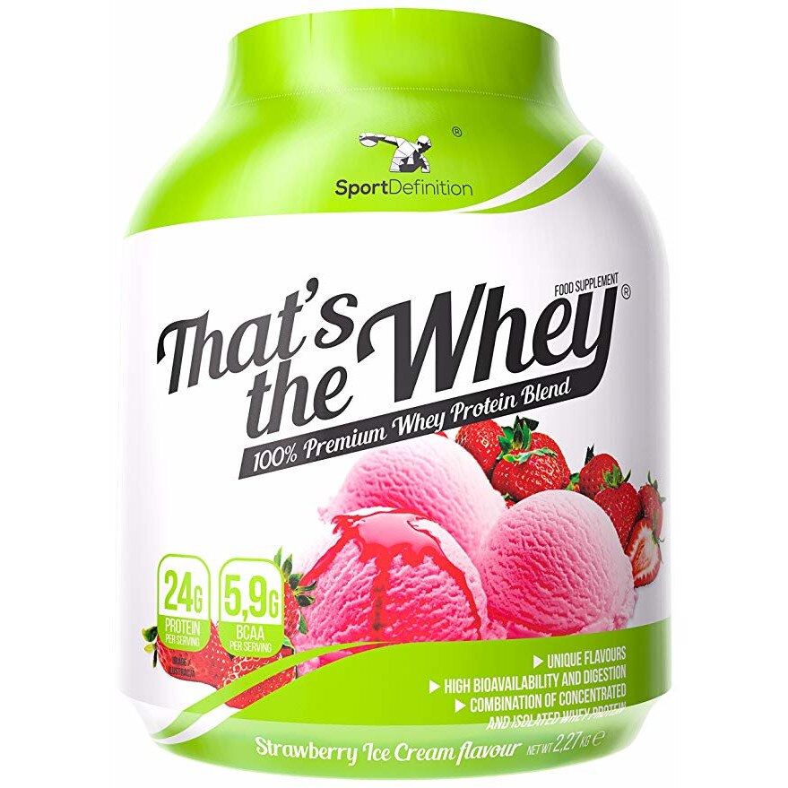 Proteina That's The Whey, Capsuni, 2.27 kg