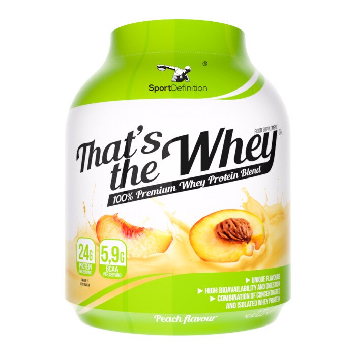 Протеин Sport Definition That's The Whey, Праскова, 2,27 кг - eMAG.bg