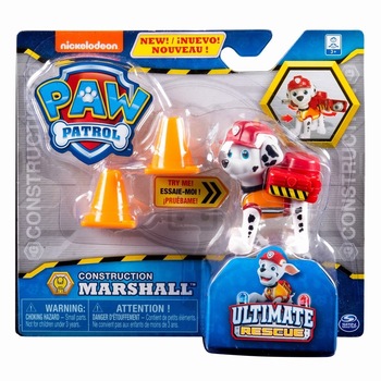 Figurina Paw Patrol - Marshall expert in constructii Figurina Paw Patrol - Marshall expert in constructii