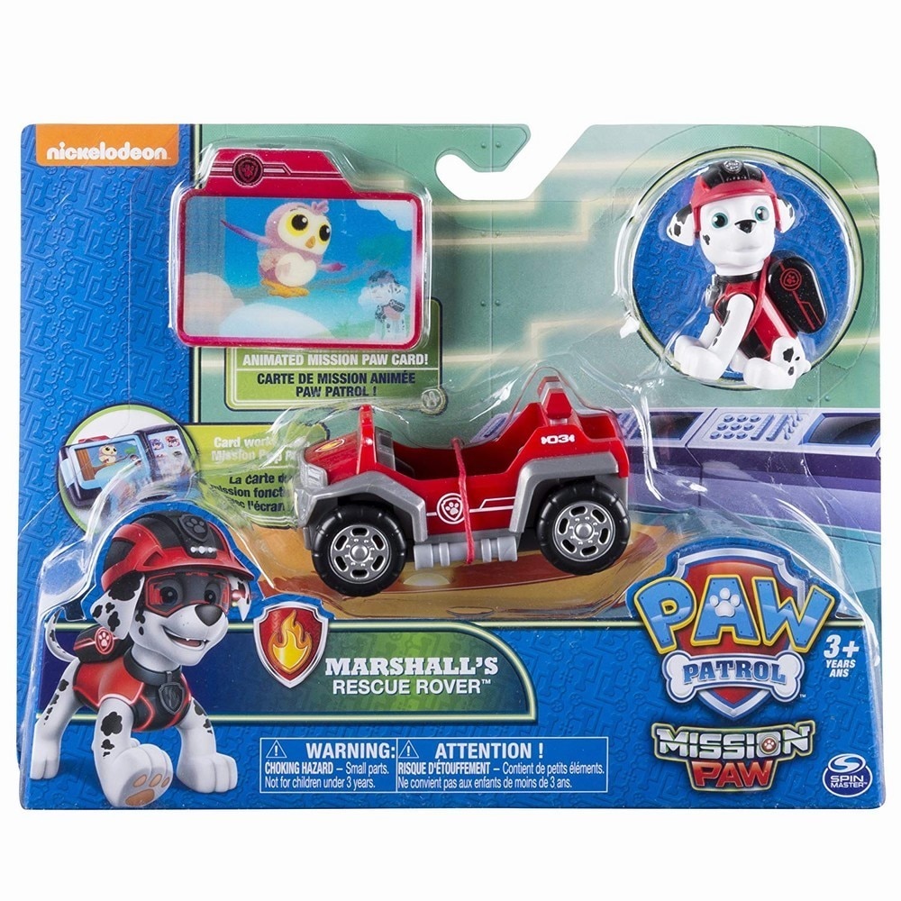Figurina Paw Patrol - Minivehiculul lui Marshall