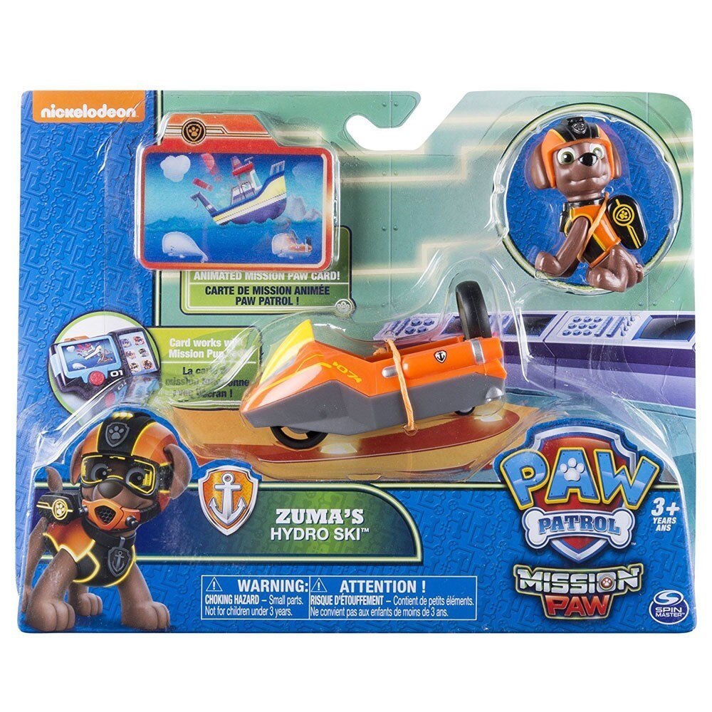 Figurina Paw Patrol - Minivehiculul lui Zuma