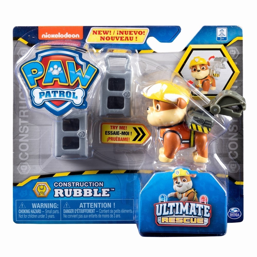 Figurina Paw Patrol - Rubble expert in constructii