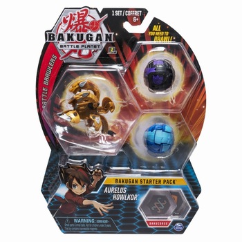 Figurine Bakugan Starter Pack - Aurelus Howlkor Figurine Bakugan Starter Pack - Aurelus Howlkor