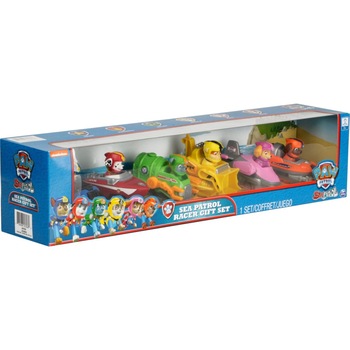 Figurine Paw Patrol -Sea Racer, 6 eroi cu vehicle Figurine Paw Patrol -Sea Racer, 6 eroi cu vehicle