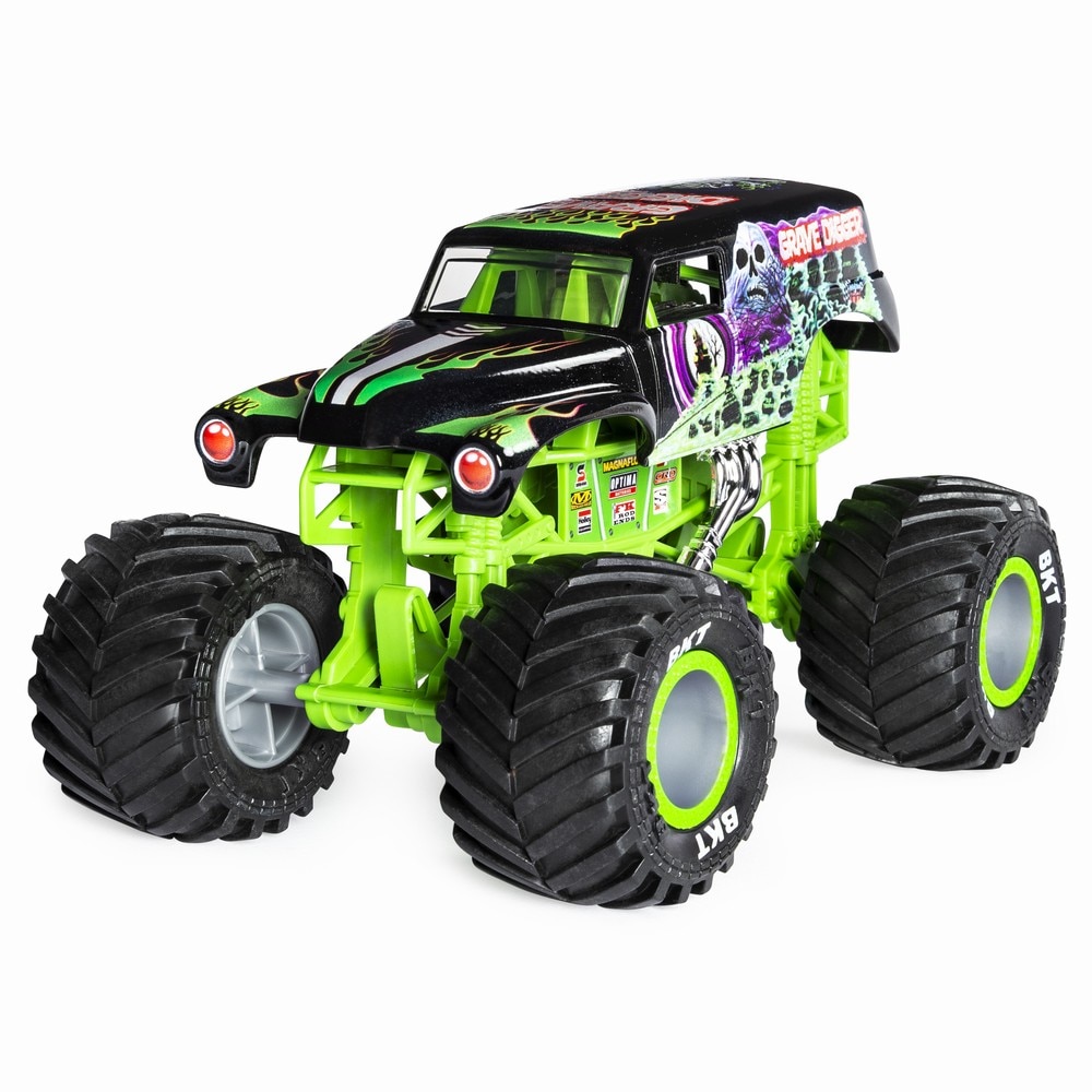 Masinuta Hot Wheels: Monster Trucks Grave Digger 1:24