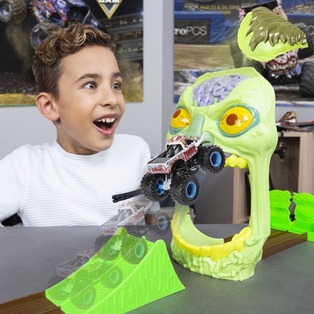 Monster jam sales zombie playset