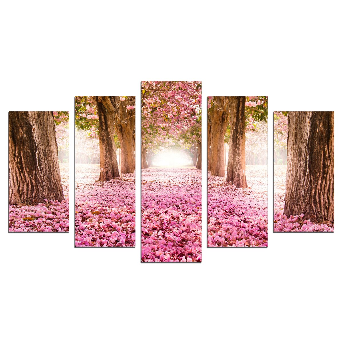 Set Tablouri Multicanvas 5 Piese, Fairy Park,158х90 cm