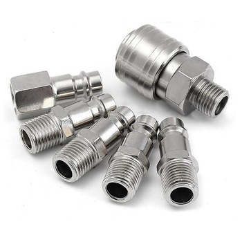 Set Conectori pentru Scule Pneumatice,Compresor,Cuplaj Rapid,5 Piese Set Conectori pentru Scule Pneumatice,Compresor,Cuplaj Rapid,5 Piese