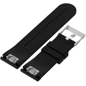 Curea ceas Smartwatch Garmin Fenix 3 / Fenix 5X, 26 mm Silicon iUni Black Curea ceas Smartwatch Garmin Fenix 3 / Fenix 5X, 26 mm Silicon iUni Black