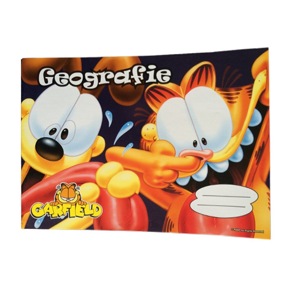Caiet Geografie Garfield