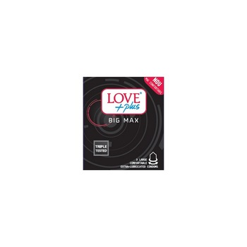 Prezervative Love Plus Big Max, 56 mm diametrul, 3 buc Prezervative Love Plus Big Max, 56 mm diametrul, 3 buc