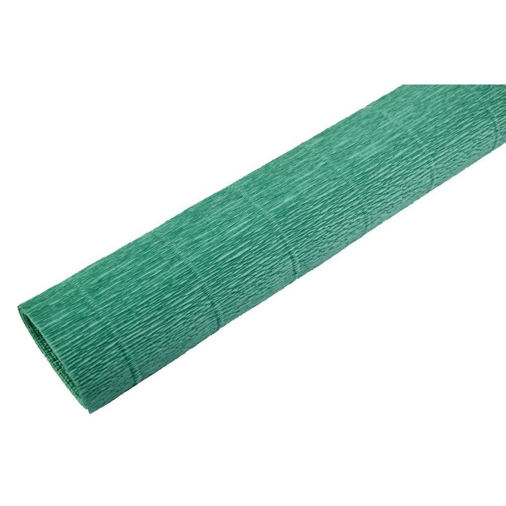 Hartie Creponata Floristica Cartotecnica Rossi, Verde Tiffanie, 0.5x2.5m, 180grame, 17E/4